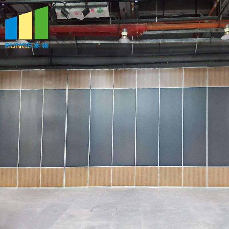 Exhibition Hall Aluminum Frame Sliding Door Partitions System Folding Partition