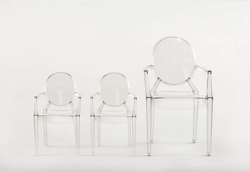Flash Furniture Nesting Series Transparent Stacking Side Chair