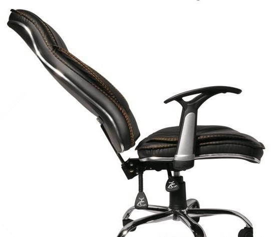 Luxury Swivel Leather Executive PC Computer Reclining Office Chair with Flexible Back