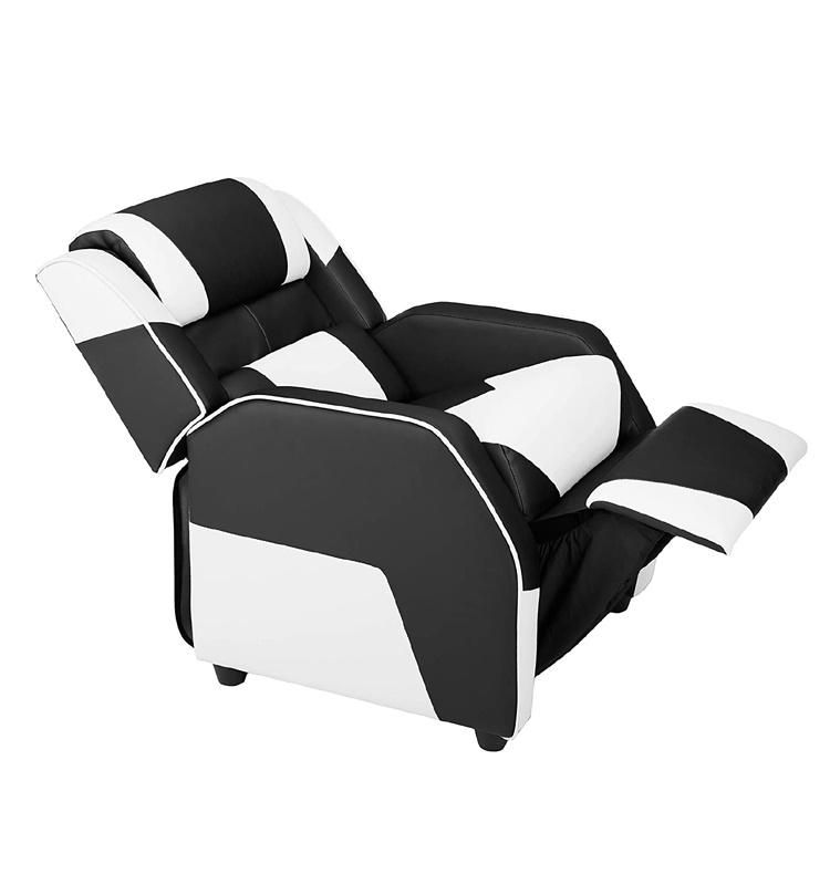 Youth Gaming Recliner with Headrest and Back Pillow Gaming Sofa