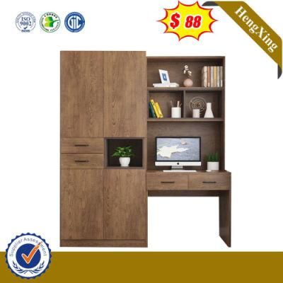 Classic Children Bedroom Furniture Study Desk Computer Table with Wardrobe
