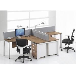 Powder Coating Frame Wooden Furniture Modular Office Workstation