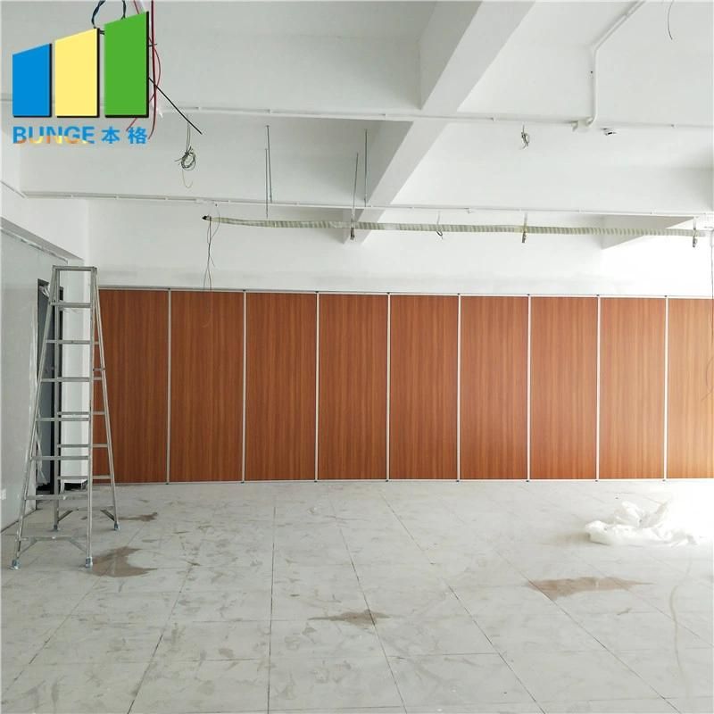 School Aluminum Frame Soundproof Melamine Wooden Panel Movable Partition Walls