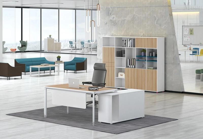 25mm Thickness Hot Selling Modern Style Melamine CEO Office Table