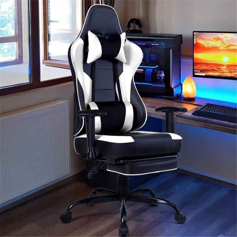 Black 360 Swivel Adjustable High Gaming Chair