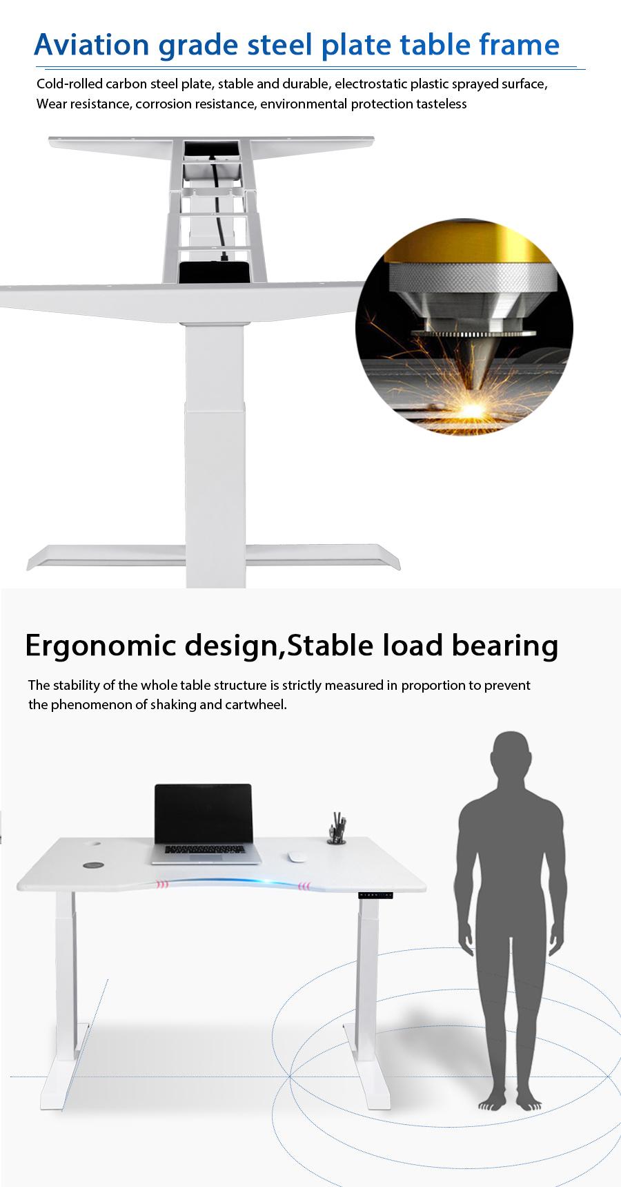 China Electric Standing Desk Height Adjustable Desk