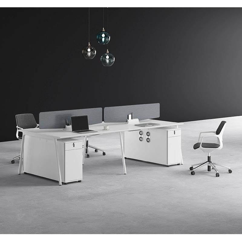 High Quality Modern Design Office Desk Furniture Four Seat Office Workstation