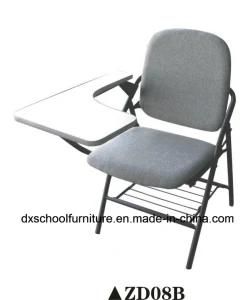 Comfortable Folding Chair for Office with Writing Tablet