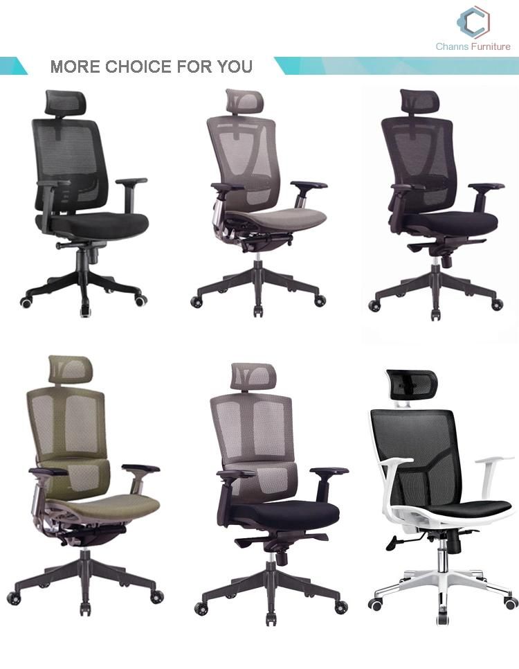 Black Mesh Armrest Office Furniture Training Chair with Casters