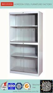 Steel Filing Cabinet with Upper and Lower 4 Glass Doors