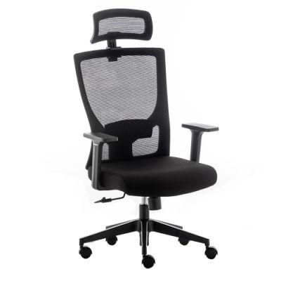Eco Office Furniture Adjustable Mesh Swivel Ergonomic High Back Office Chair with Headrest