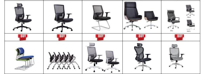 Classic Wooden PU/Leather Executive Swivel Office Chair Work for Manager