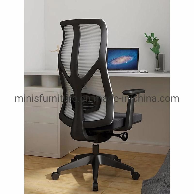 (MN-OC294) Newest High Back Swivel Office Mesh Chair with Footstool and Adjustable Arms