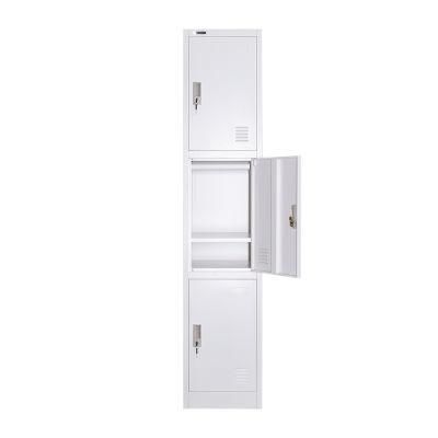 3 Door Locker Metal Steel Cabinet Golf Bag Lockers