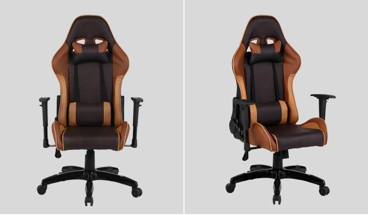 Modern Adjustable Leather Swivel PU RGB Gaming Racing Chair