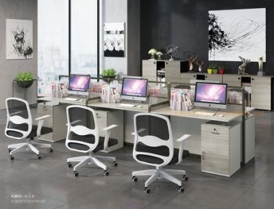 Modern Elegant Melamine Staff Workstation Office Table Partition