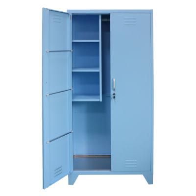 Gdlt Furniture Detachable Wardrobe 2 Door Steel Cupboard
