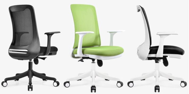 2021 New Style Staff Comfortable Rotary Office Computer Study Mesh Plastic Chair