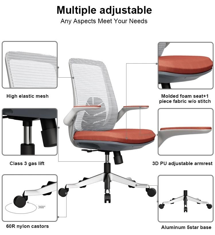 Swivel Office Chair Ergonomic Adjustable Chair Office Furniture Staff Office Chair