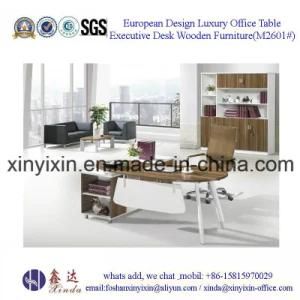L-Shape Manager Office Table Modern Melamine Office Furniture (M2601#)
