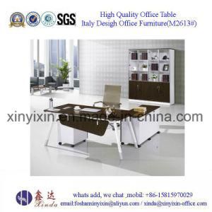 Modern Melamine Furniture Hot Sell Metal Legs Office Desk (M2613#)