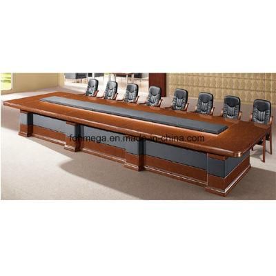 Latest Solid Wood MDF Office Conference Table for 18 People on Sale