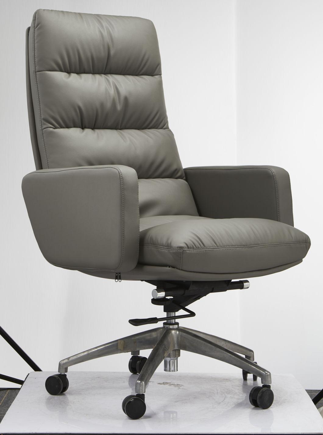 Modern Luxury PU Leather Adjustable Ergonomic Executive Office Rotary Chairs