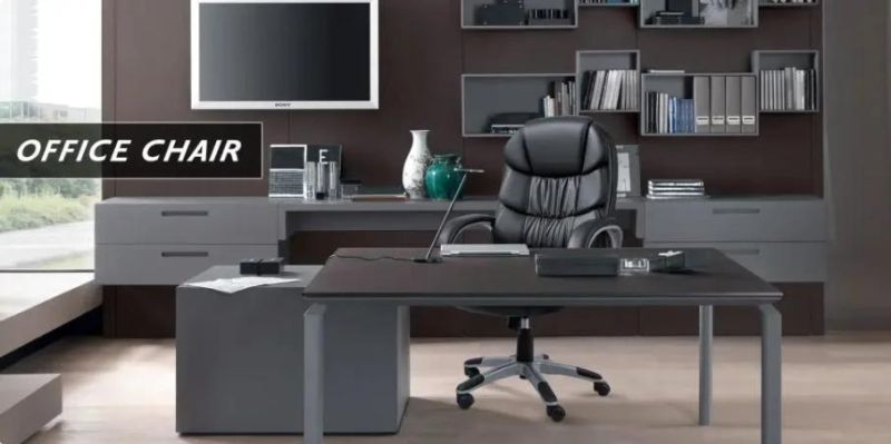 High Back Leather Ergonomic Design Adjustable Swivel Boss Executive Chair