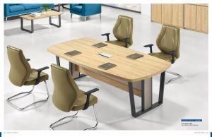 Office Conference Wood Training Desk with Metal Leg