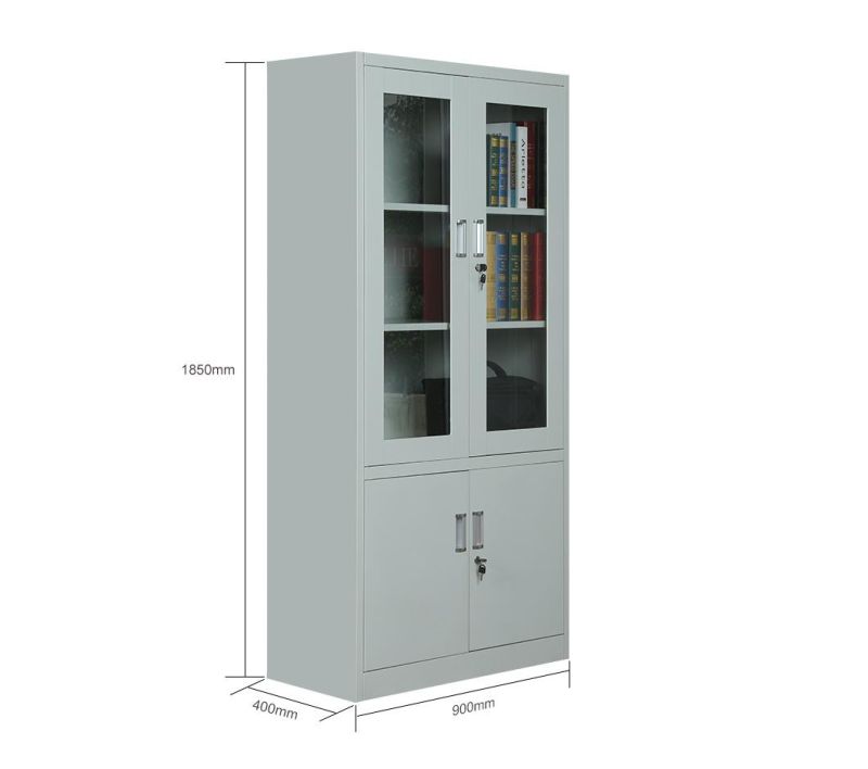 Office Furniture Supplier Metal Storage Cabinets with Glass Door