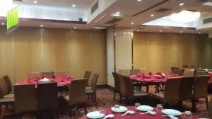 Restaurant Sliding Aluminium Frame Operable Acoustic Partition