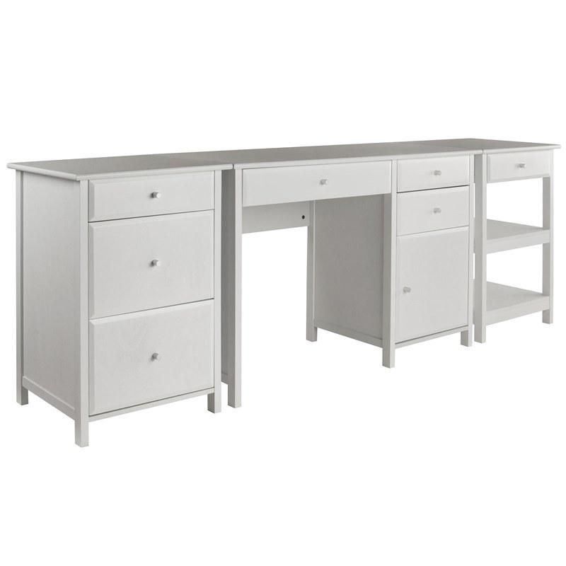 3-PC Home Office Set with Drawers