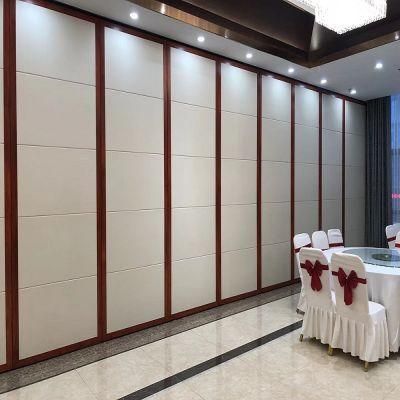 Hotel Movable Wooden Sound Proof Folding Partition Walls in United States