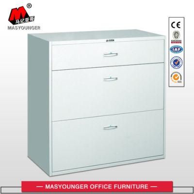 High Quality 3 Drawers Lateral Filing Cupboard Steel Case