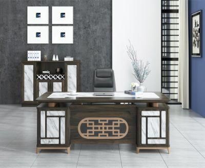 2021 China Traditional Design Computer Office Desk L Shape Home Office Desk for Office Furniture