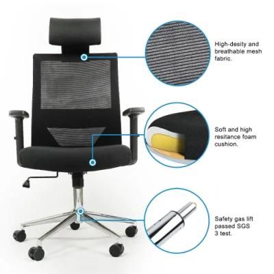Ergonomic Home Office Chair Swivel Computer Desk Chair with Adjustable Height and Armrest