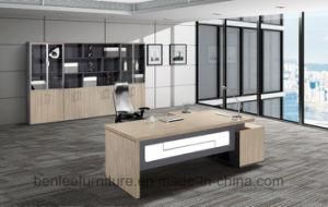 L Shape Modern Simple Wood Furniture Executive Office Desk (BL-2206)