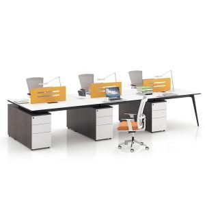 Hot Sales High Quality Steel Metal 6 Seat Modern Modular Office Desk Workstation for 6 Person