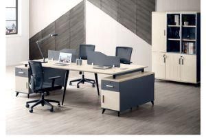 Modern Simple Office Partition Furniture 4 Seats Office Workstation Desk Table (KL-202)