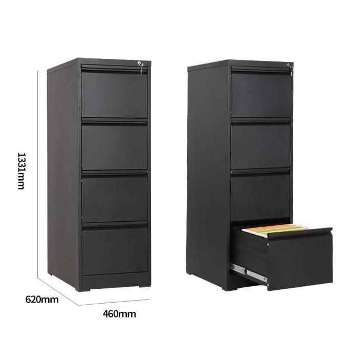 Multifunctional Office Furniture Storage Cabinet Four Drawer File Foldable Cabinet