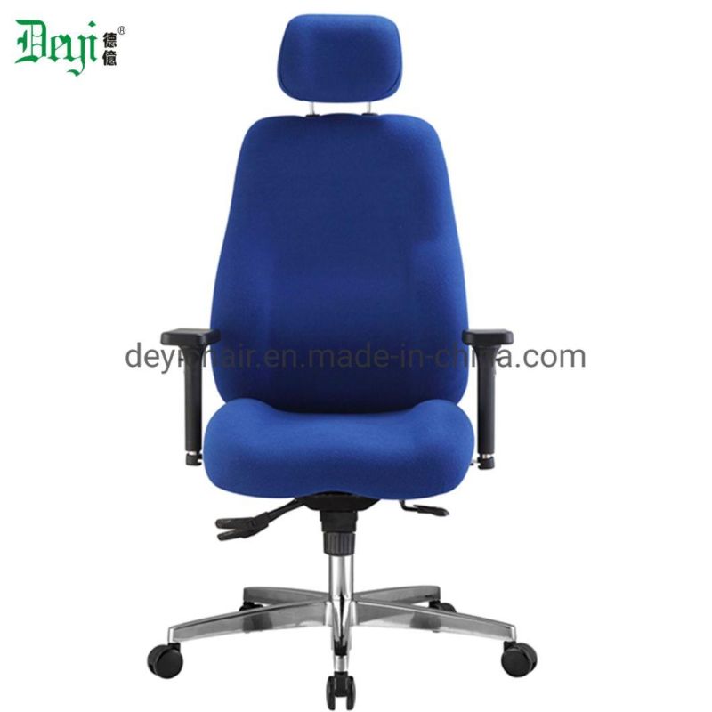 High Back Computer Manager Commercial Furniture Functional Mechanism Soft Foam Ergonomic Office Fabric Chair