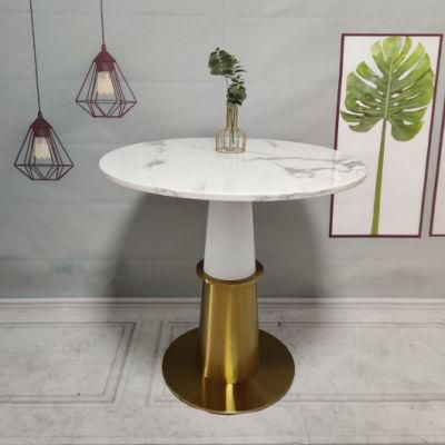 Light Luxury Style Hot Sale in Foshan Stainless Steel Elegant and Generous Side Table for Living Room