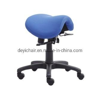 up and Down Seat Angle Adjustment Two Lever Mechanism Fabric PU Upholstery Computer Saddle Shape Office Chair