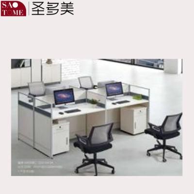 Office Furniture Opposite 4-Person Office Desk