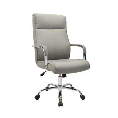 Wholesale Market PU Leather Ribbed High Back Task Rotating Desk Task Swivel Staff Executive Modern Ergonomic Office Chairs