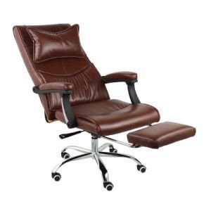 Comfortable Leather Home Office Furniture Relaxing Recliner Chair with Footrest (LSP-R001)
