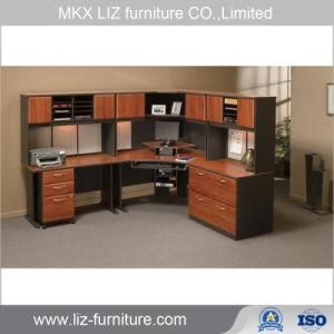 Classical Style Wooden Panel Office Cubicle Workstation Executive Table (2211)