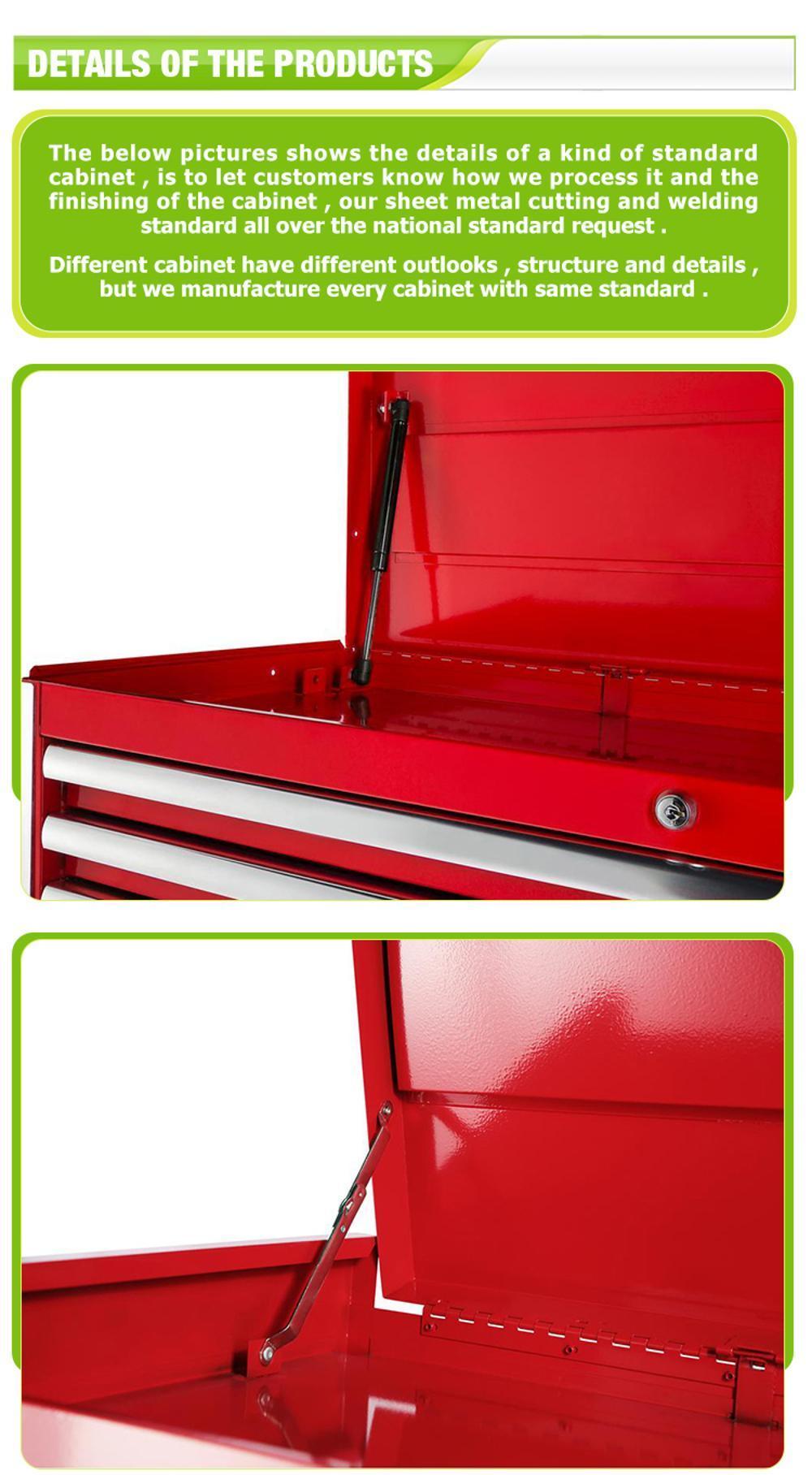Four Wheels Trolley Cart Metal Cabinet