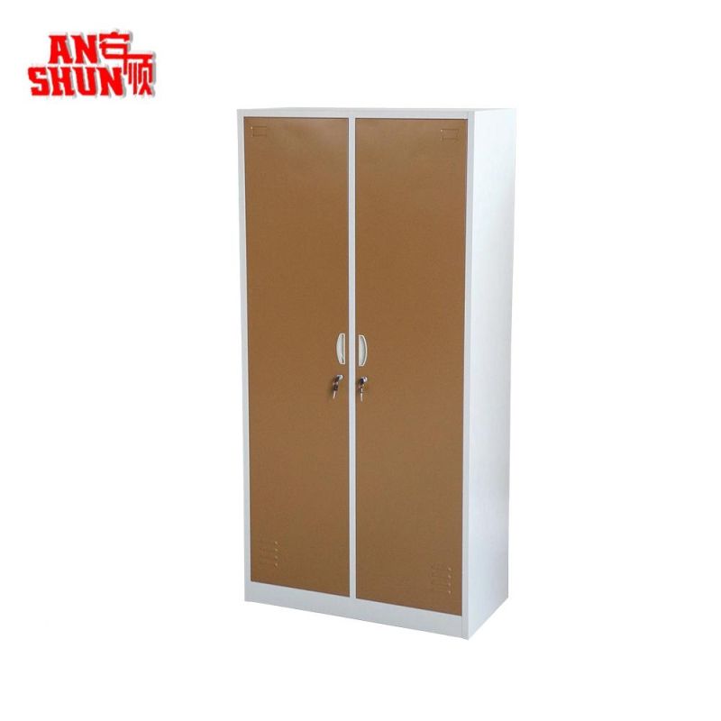 Multi-Purpose Steel Hanging Clothes Storage Metal Wardrobe Closet Cabinet for Sale