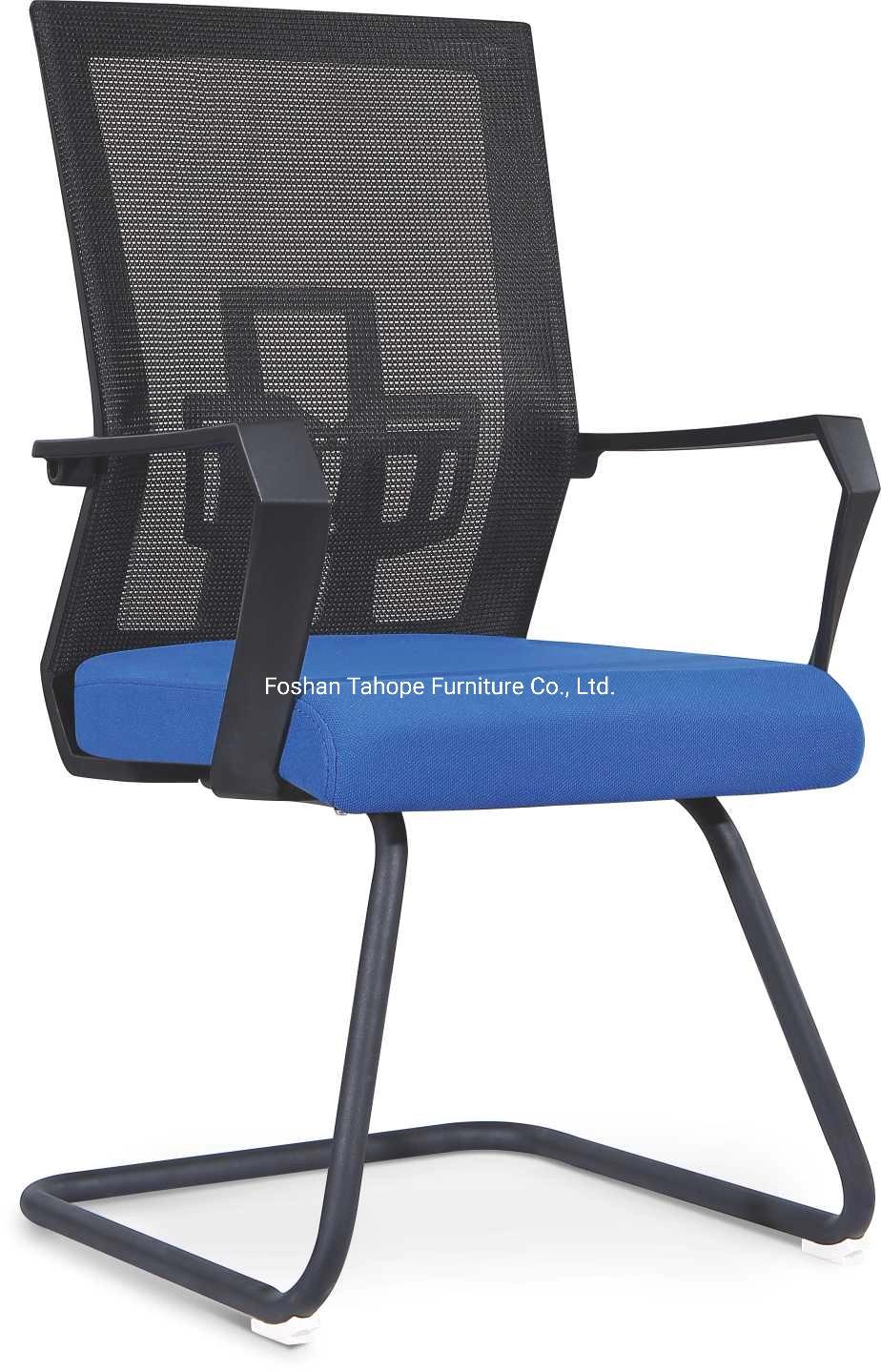 Foshan Office Furniture Metal Base Conference Meeting Room Visitors High Back Office Chair